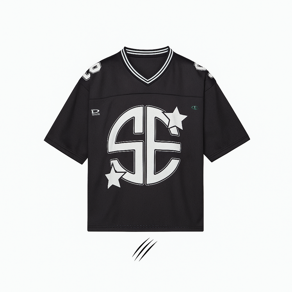 T-shirt Oversize Italia Black Cropped