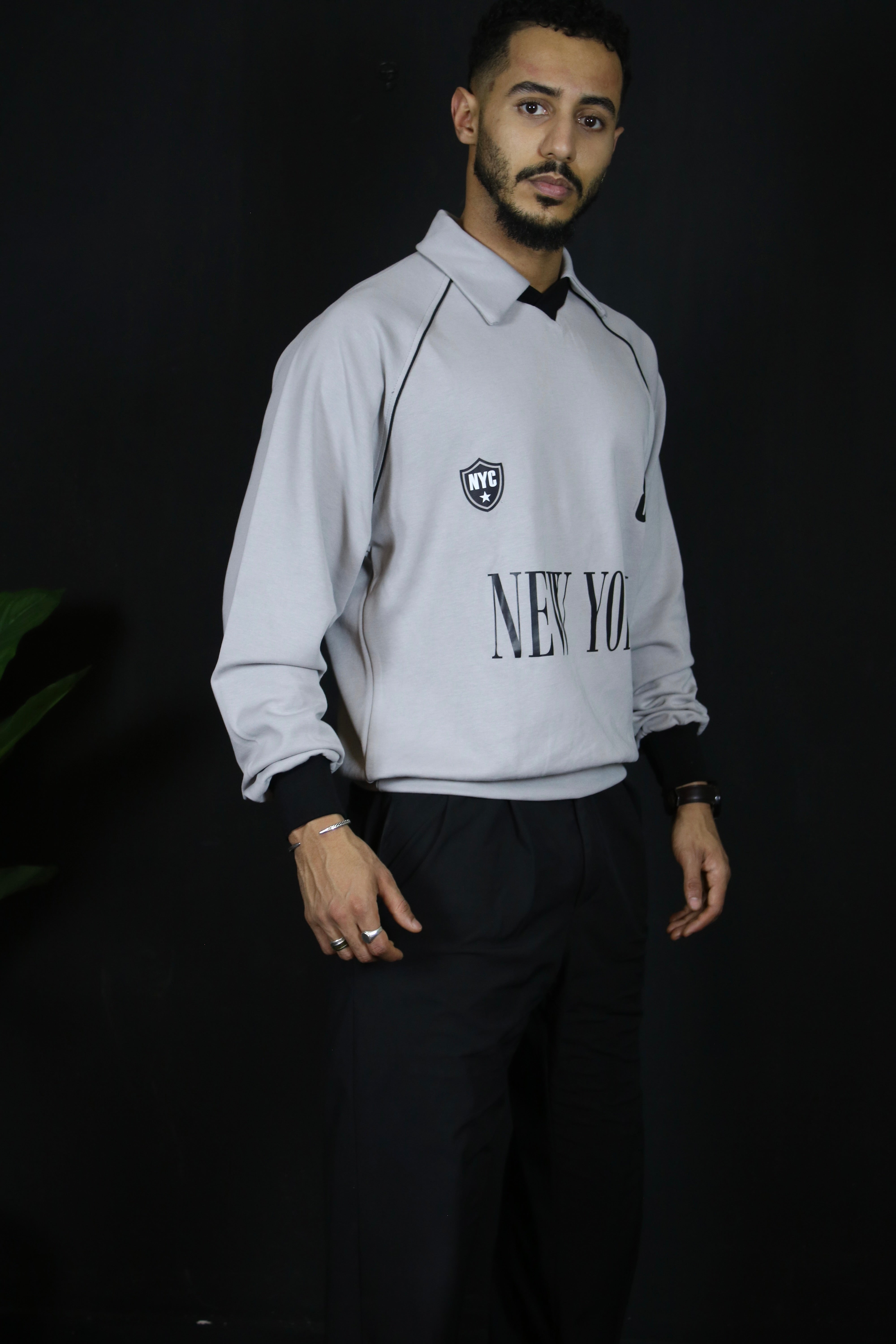 Ensemble Trikko NYC et Pantalon classe oversize noir