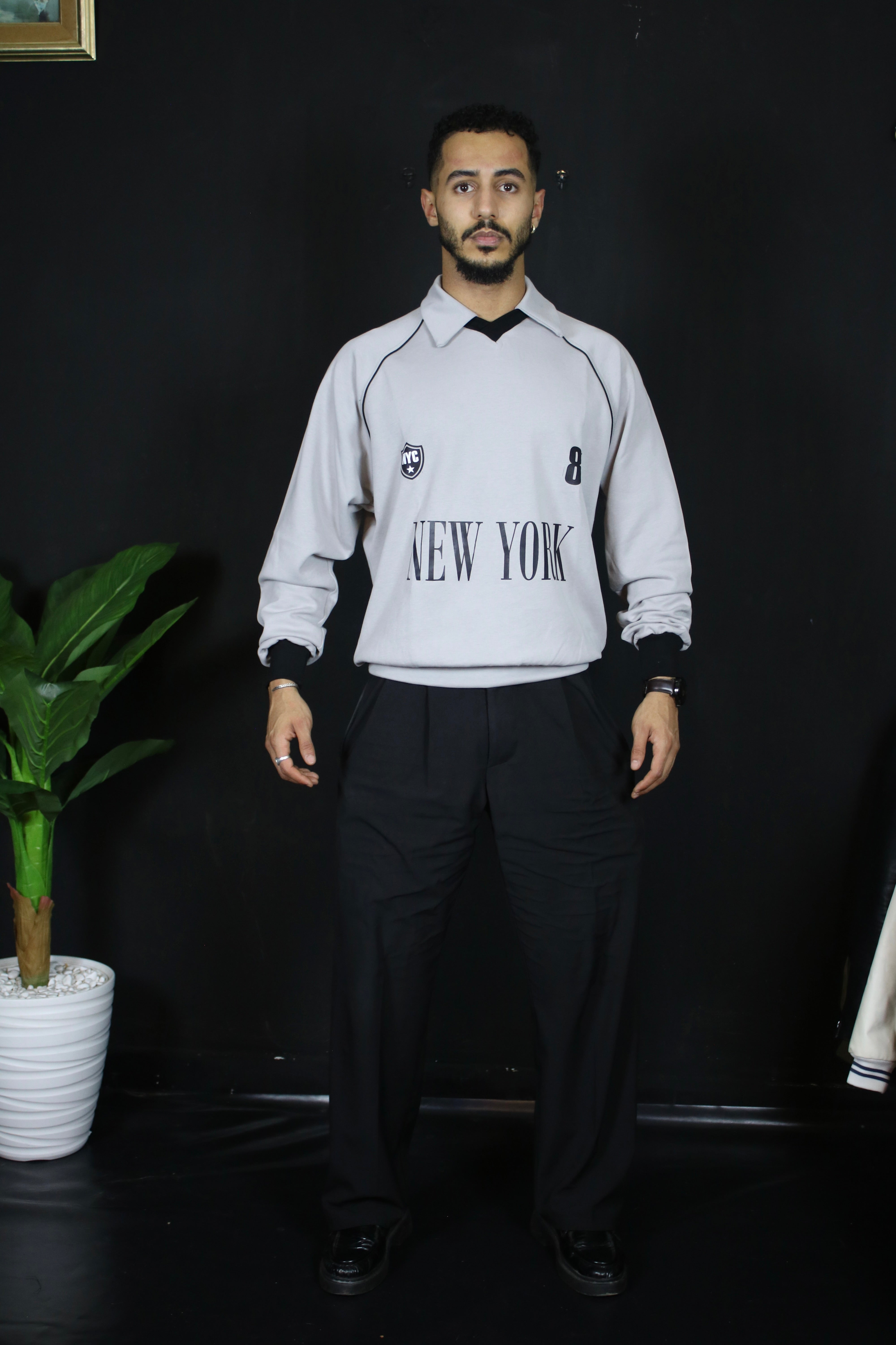 Ensemble Trikko NYC et Pantalon classe oversize noir