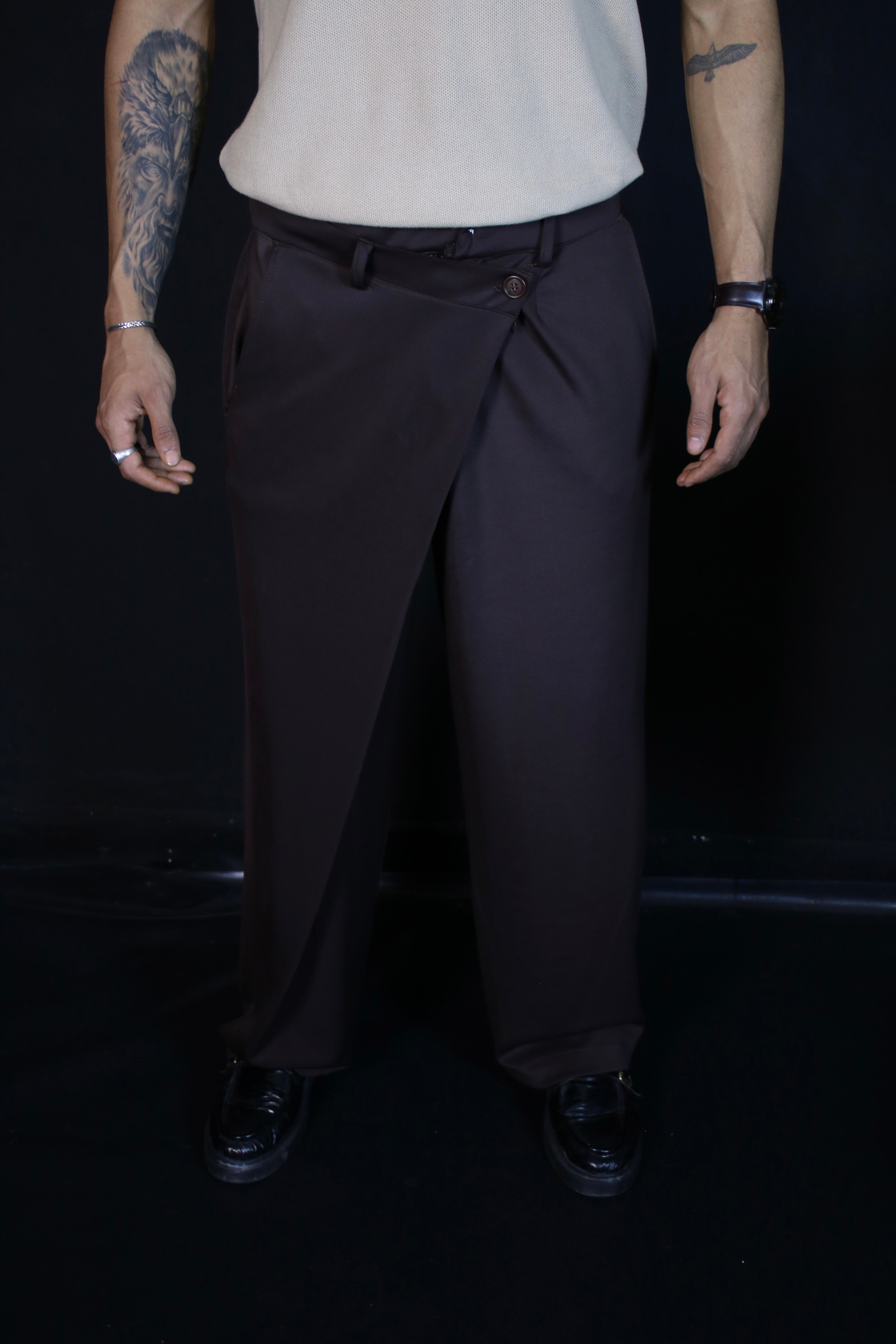 Pantalon oversize WRAPPED