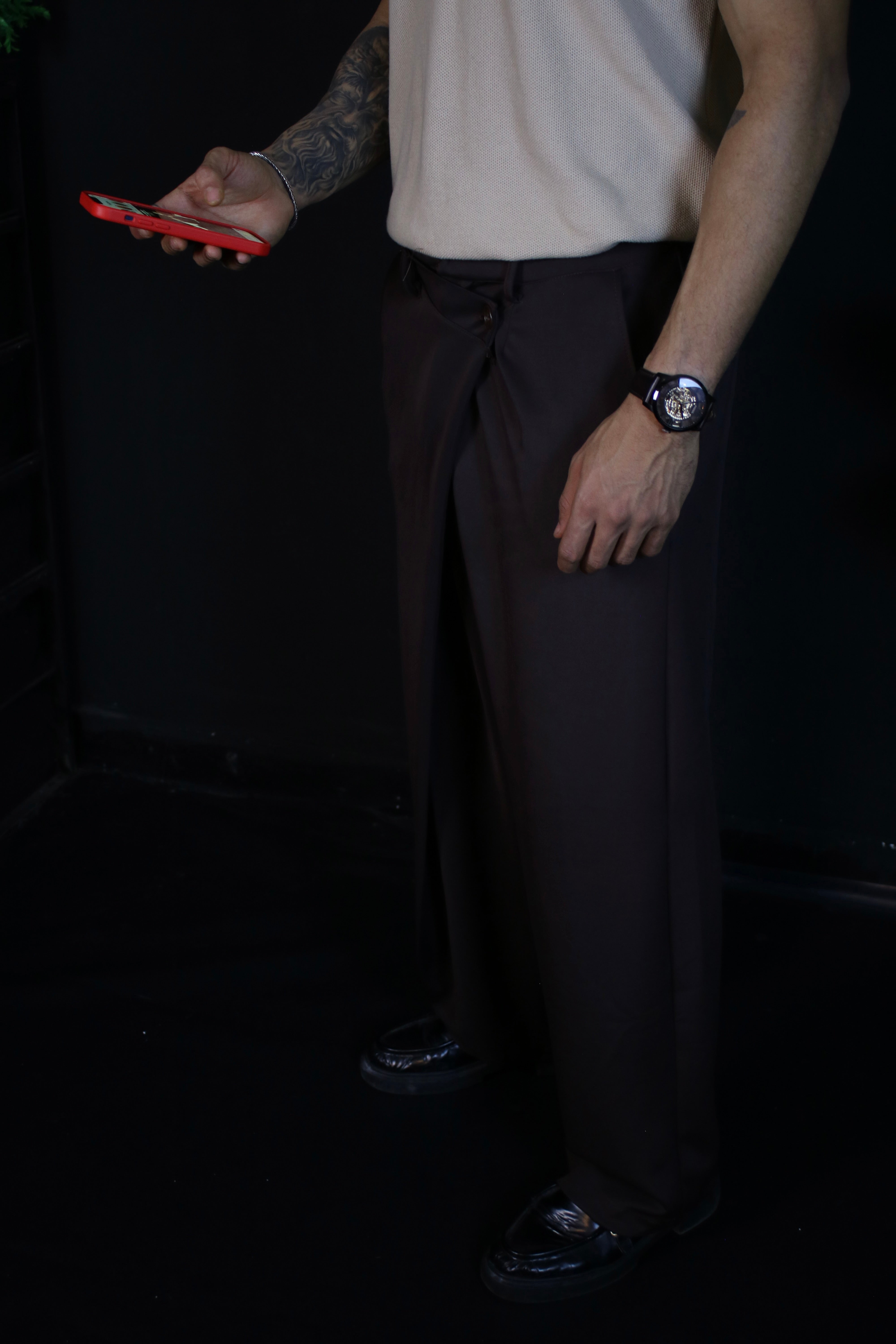 Pantalon oversize WRAPPED