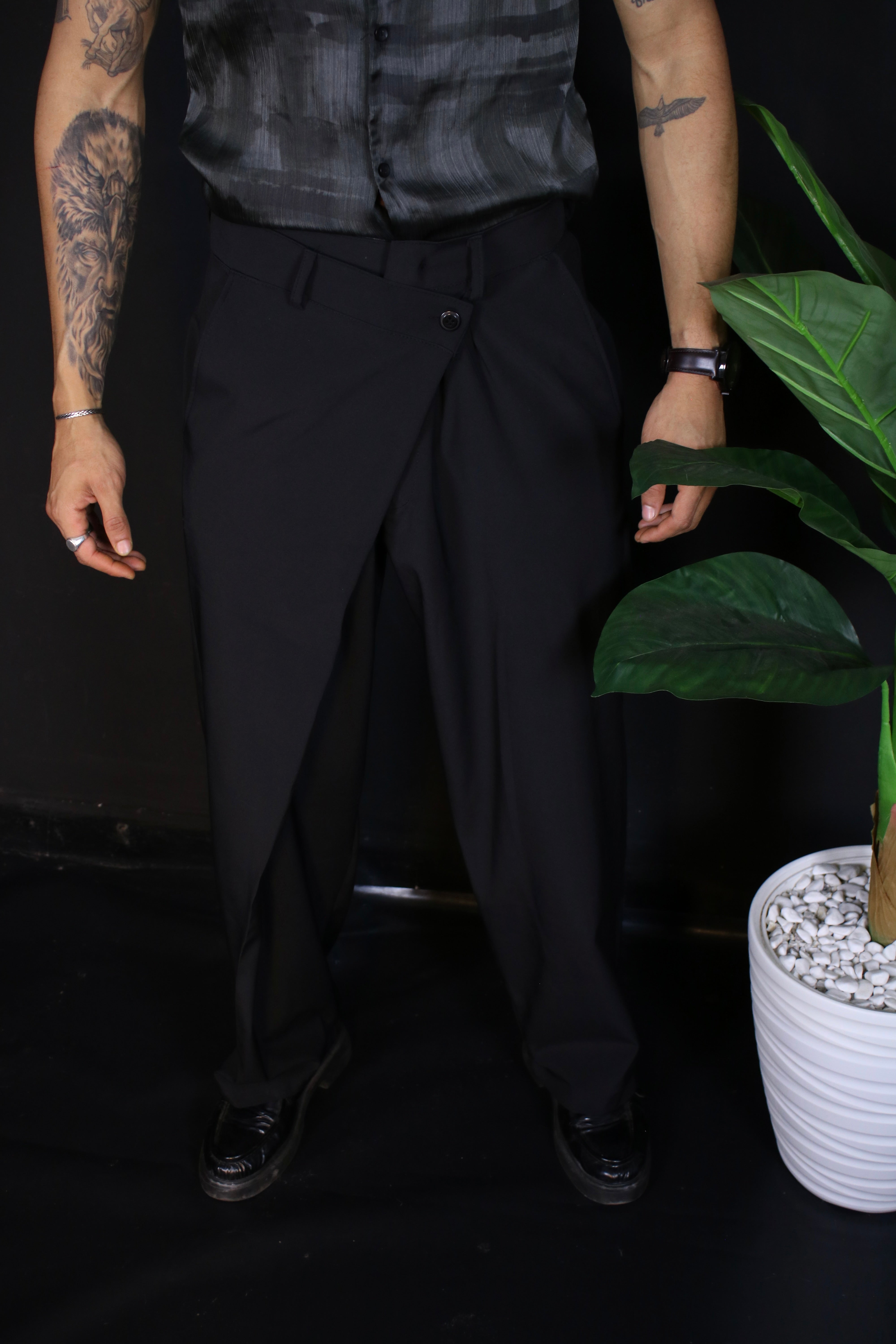 Pantalon oversize WRAPPED