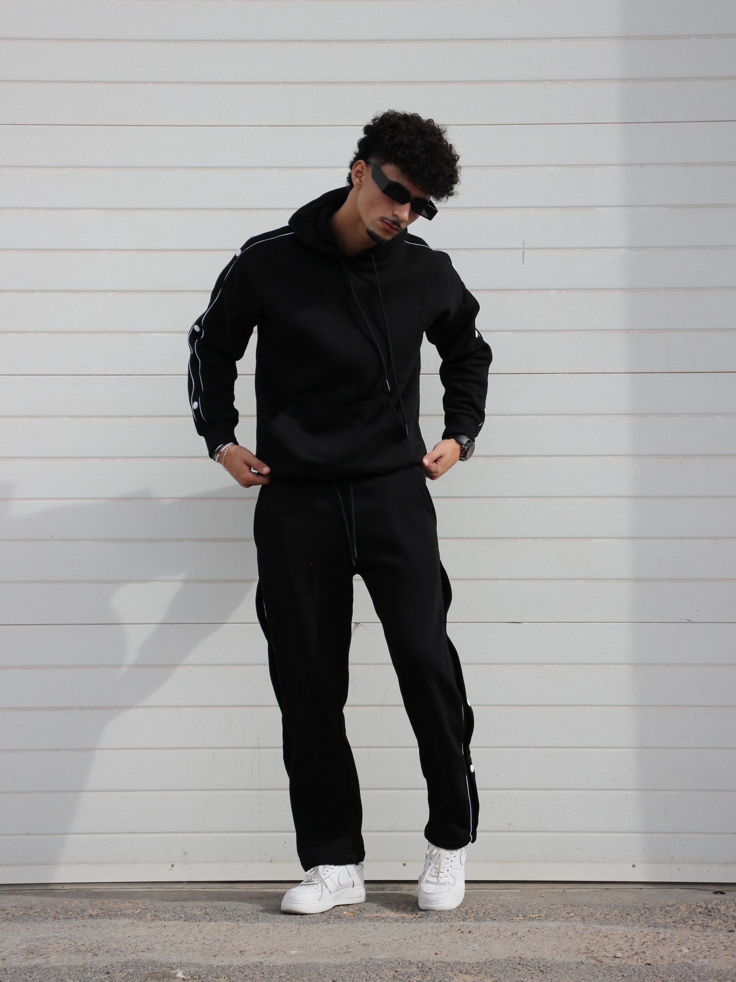 Ensemble oversize blanc et noir