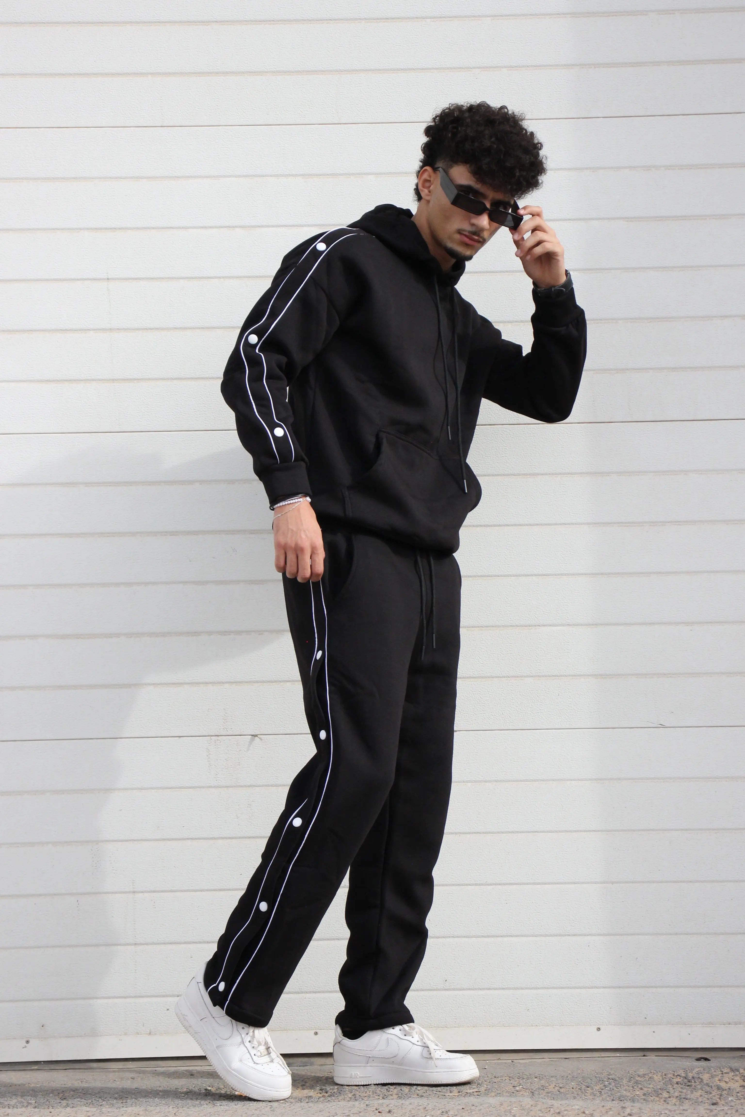 Ensemble oversize blanc et noir