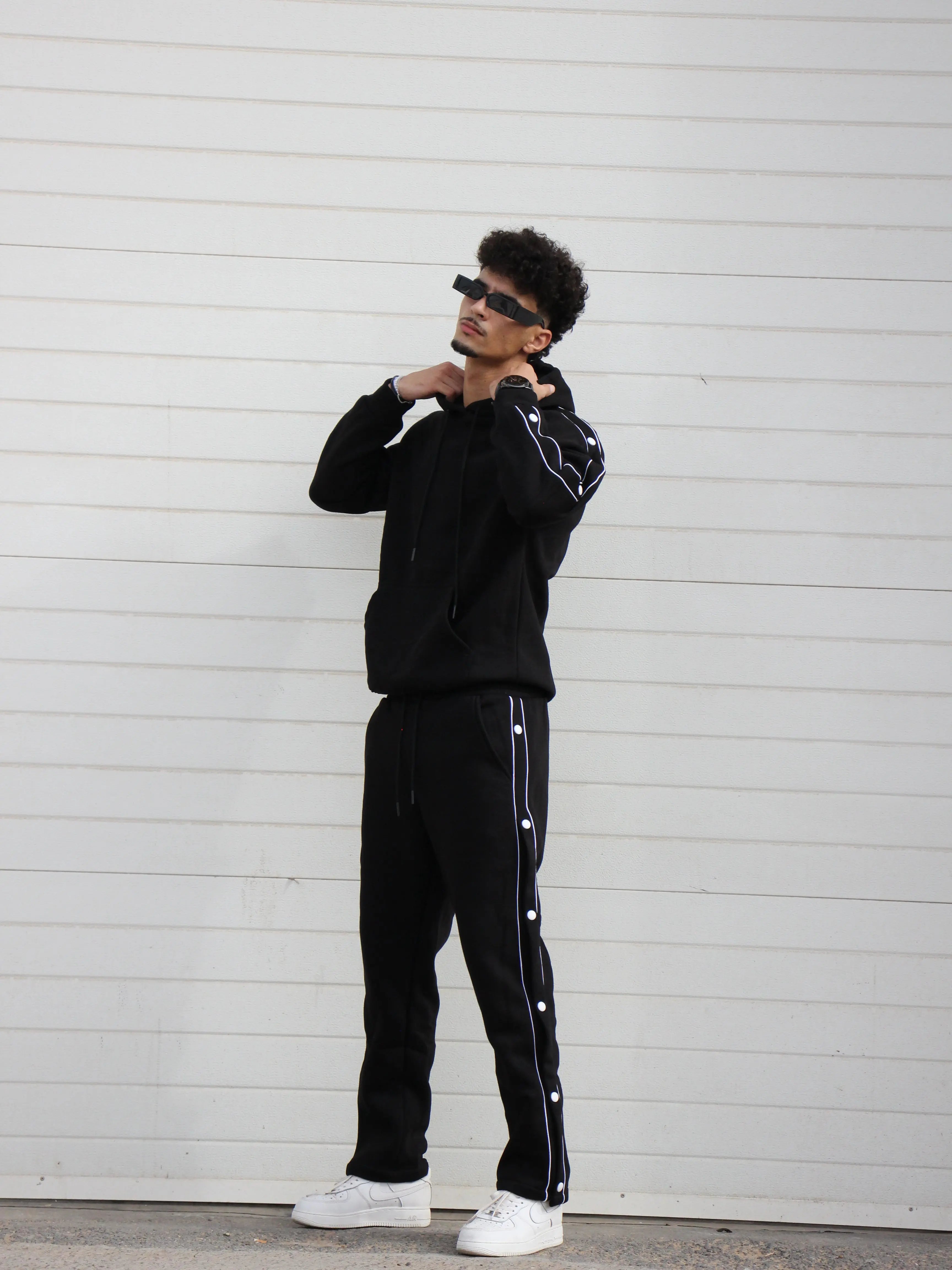 Ensemble oversize blanc et noir