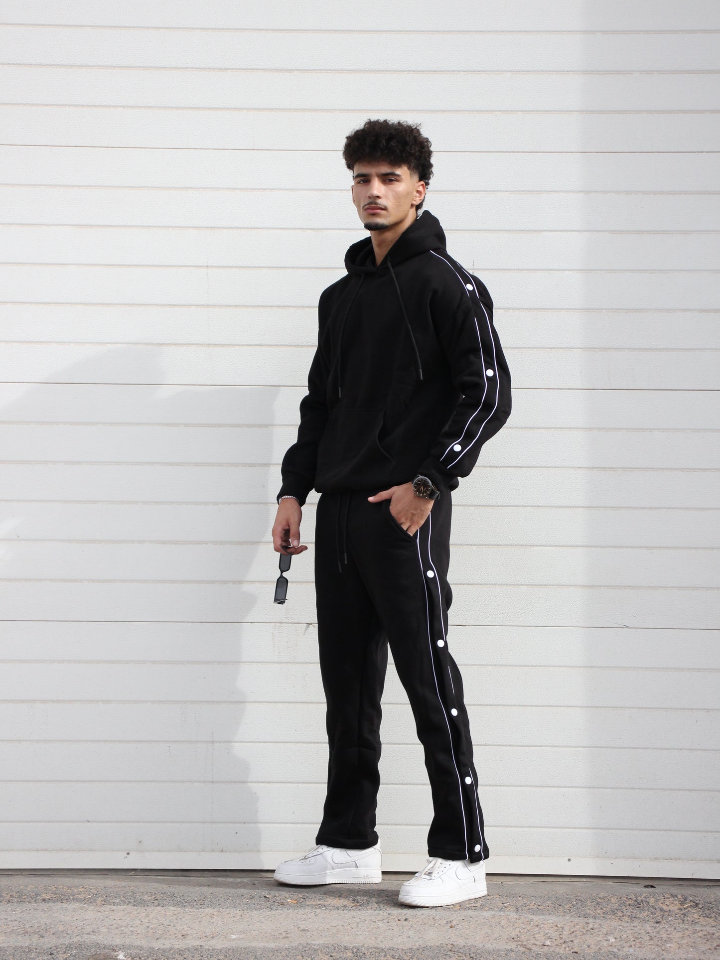 Ensemble oversize blanc et noir