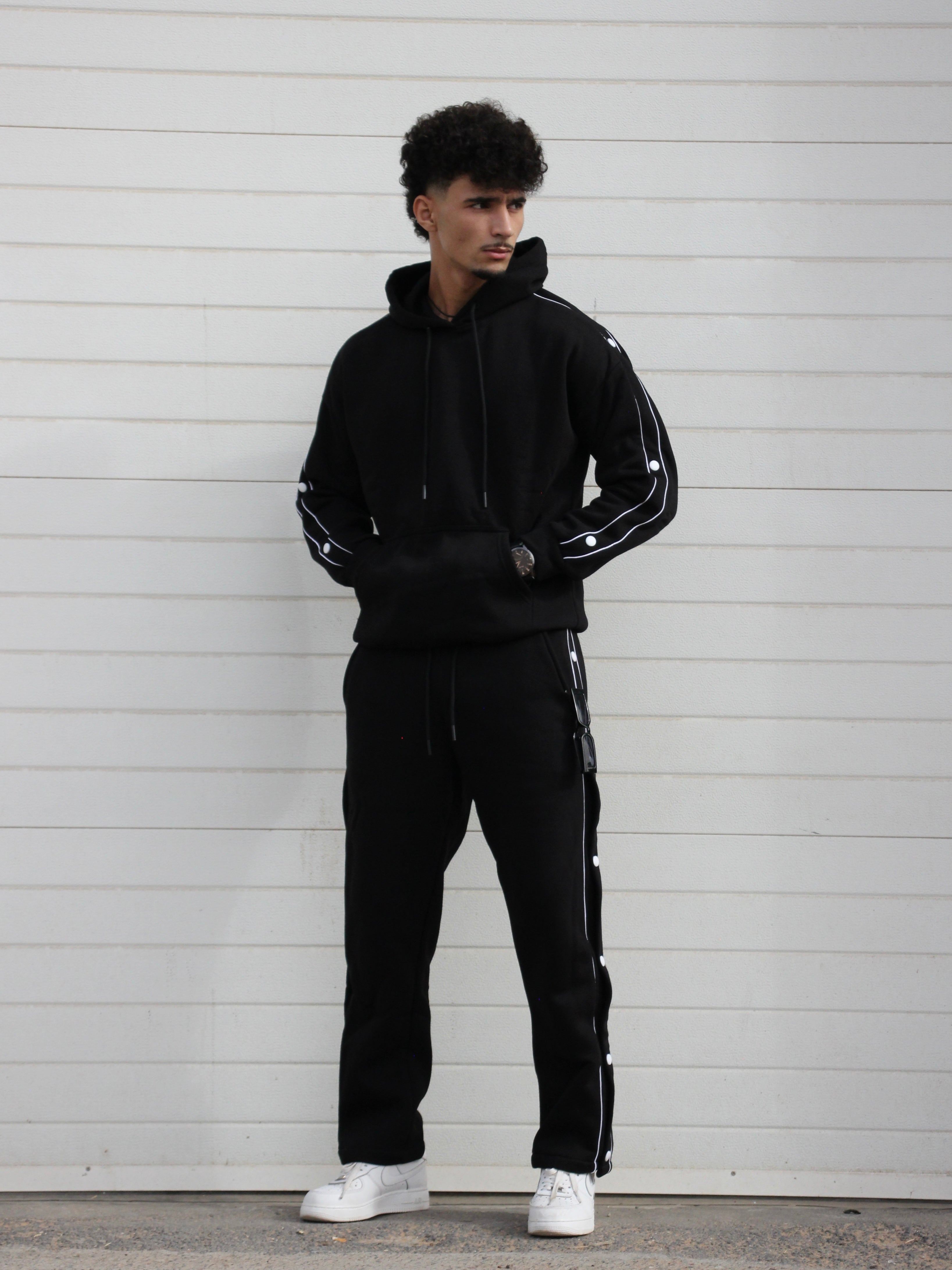 Ensemble oversize blanc et noir