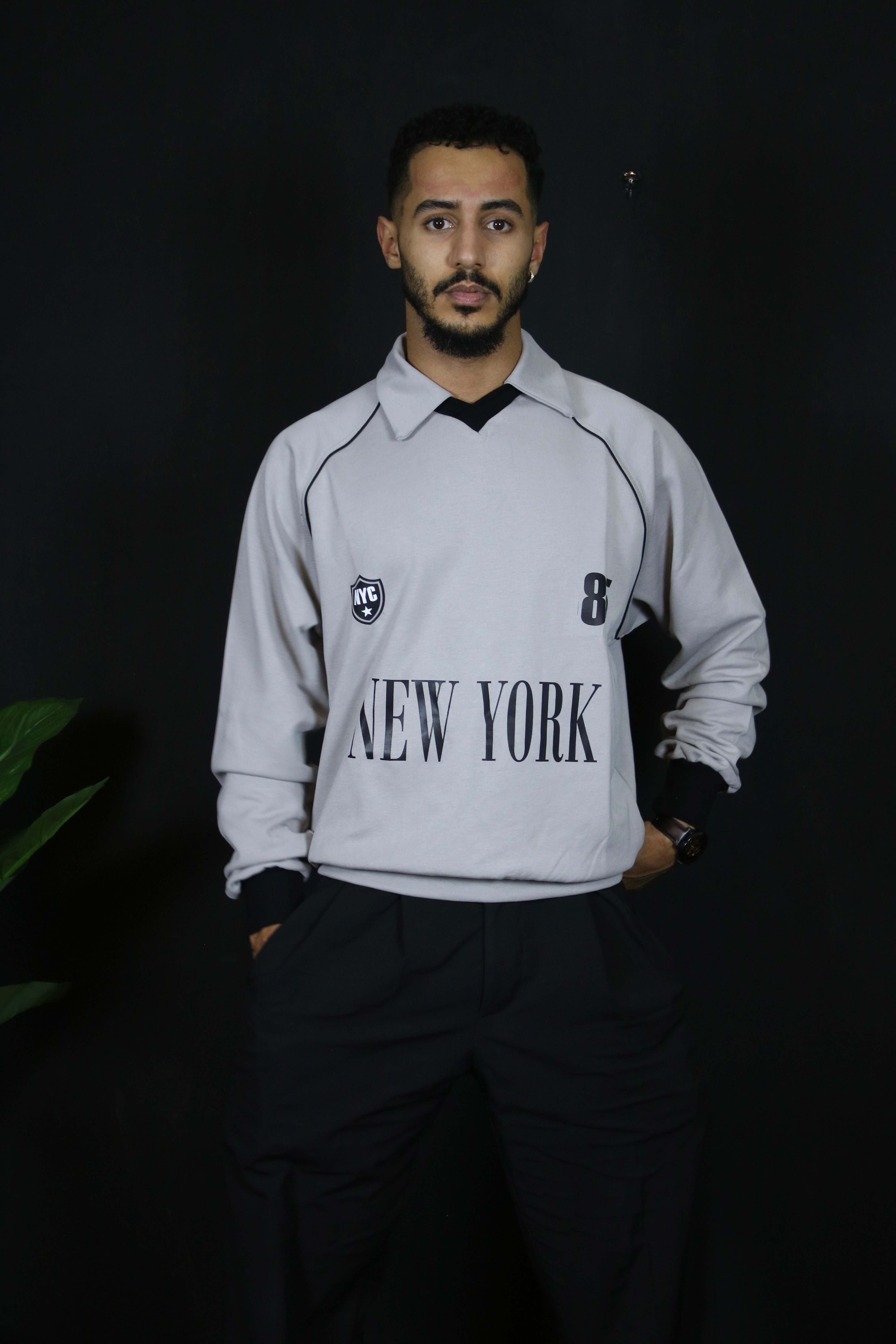 Ensemble Trikko NYC et Pantalon classe oversize noir