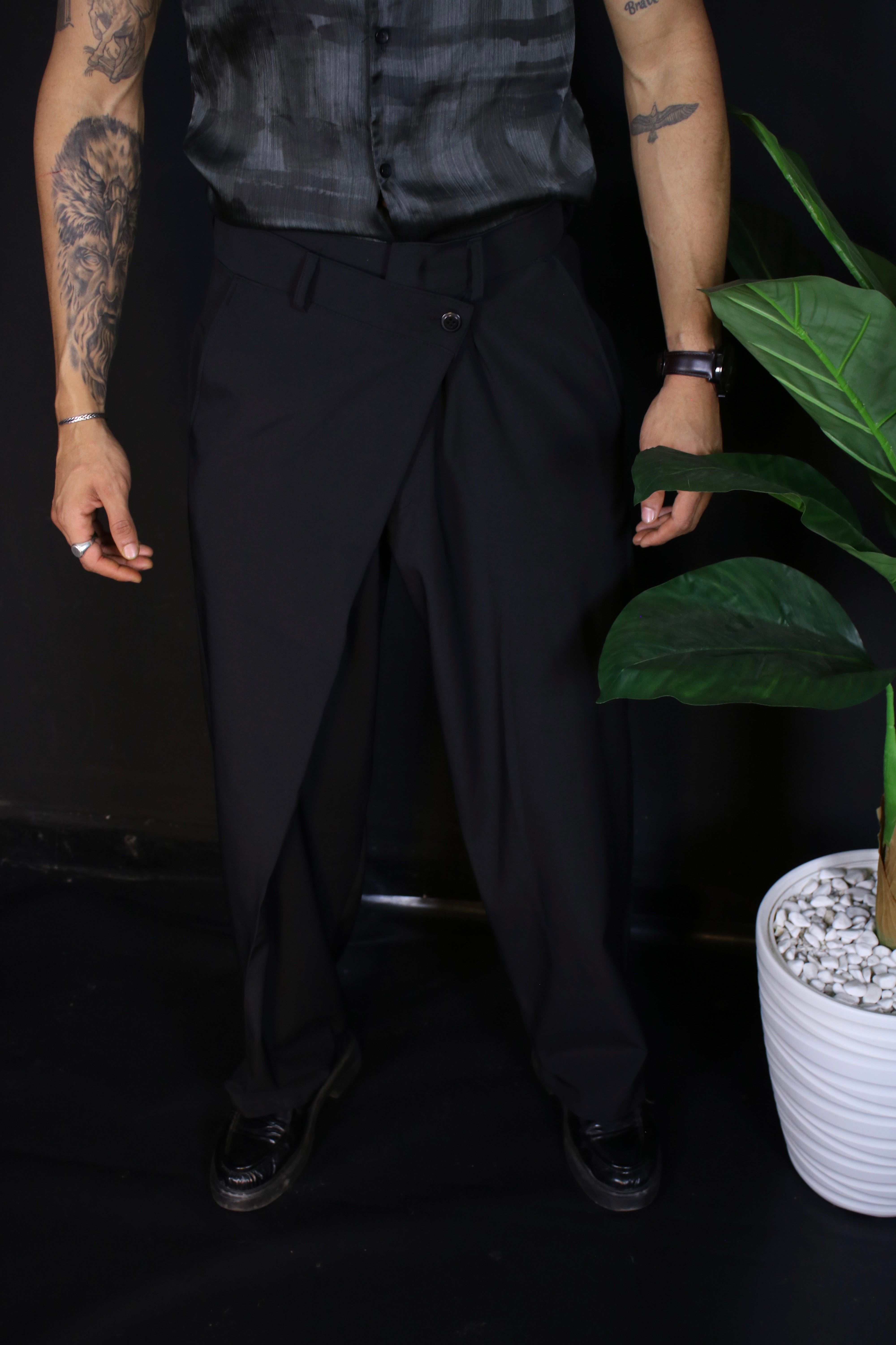 Pantalon oversize WRAPPED