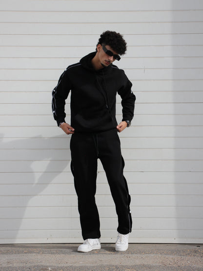 Ensemble oversize blanc et noir