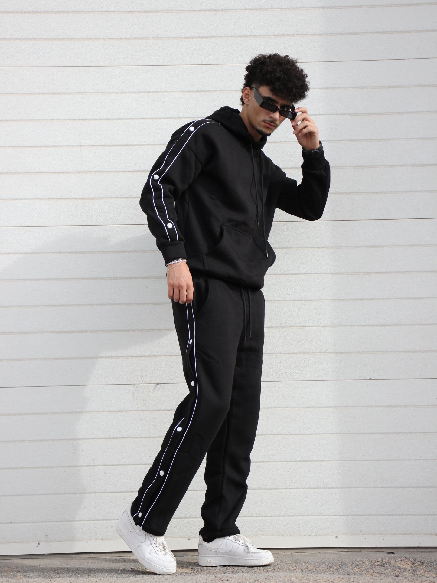 Ensemble oversize blanc et noir