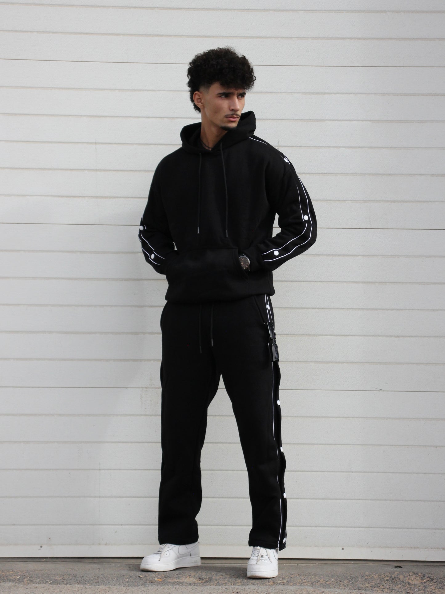 Ensemble oversize blanc et noir